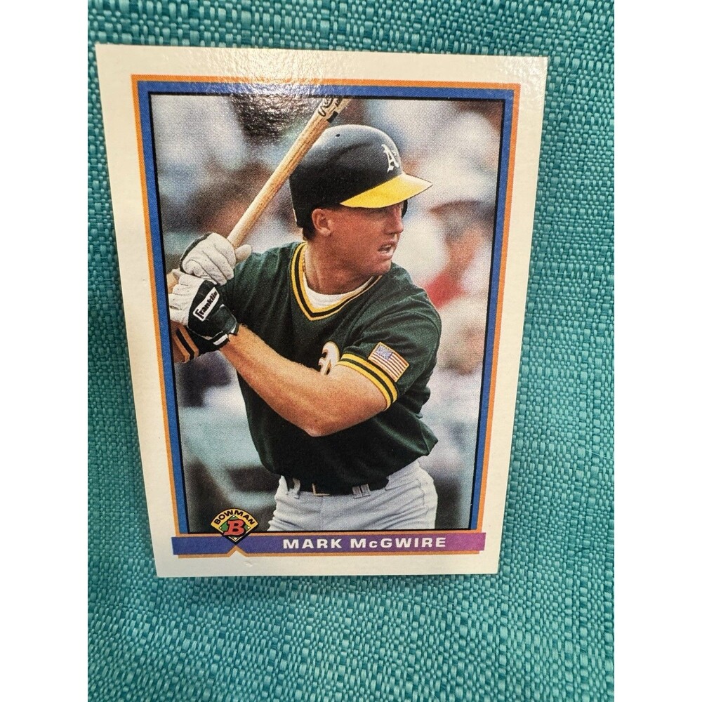 Mark McGwire 1991 Bowman #234 Oakland Athletics MLB Baseball Card